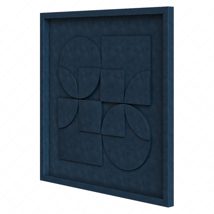 Темно-оранжевый геометрический рельеф