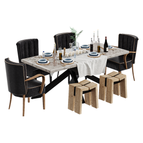 Dialma Brown dining set