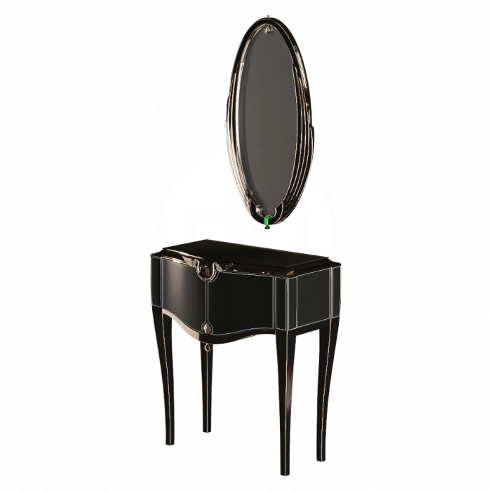 Консоль для ванной Pars ART с зеркалом