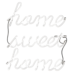 Неоновая вывеска Home Sweet Home