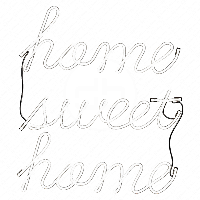 Неоновая вывеска Home Sweet Home