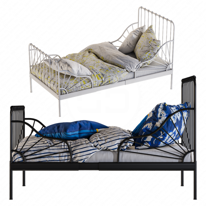 Металлическая кровать Minnen от Ikea