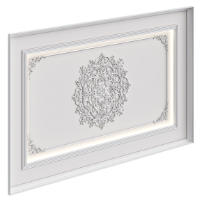 Coffered ceiling with lighting No. 1