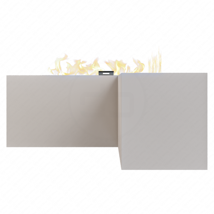 Угловой биокамин от Decoflame