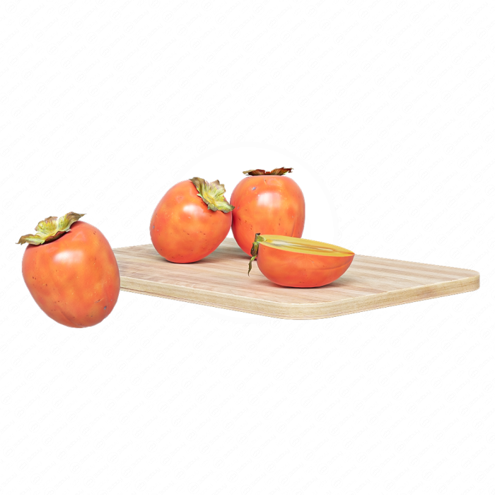 Хурма целая и разрезанная