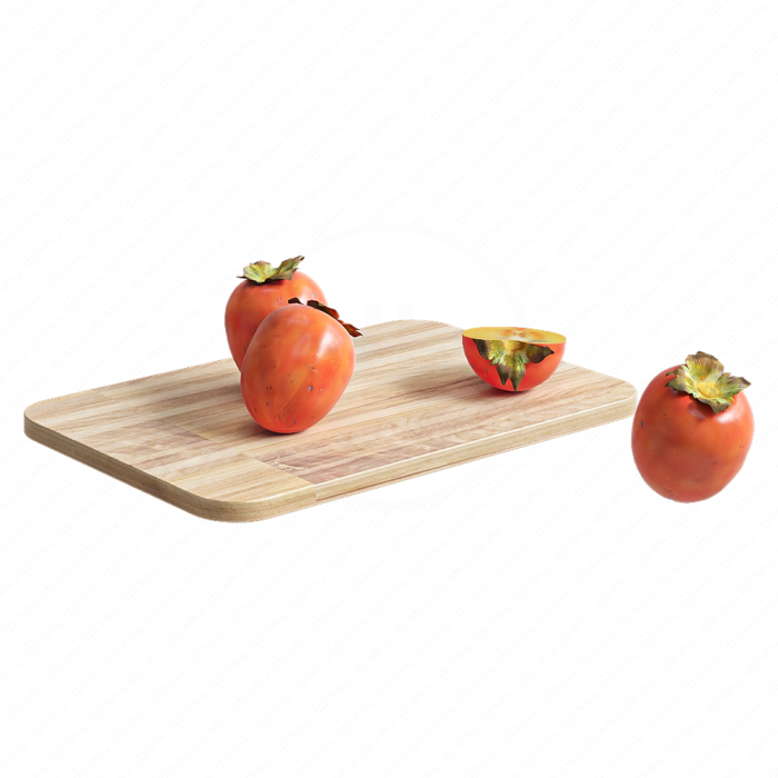 Хурма целая и разрезанная