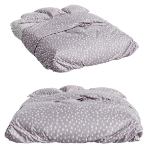 white-pink bedding set