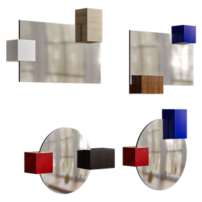 The designer's mirror ruler.