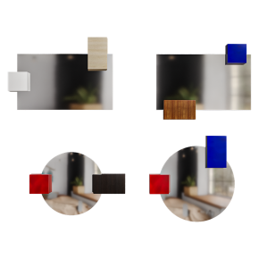The designer's mirror ruler.