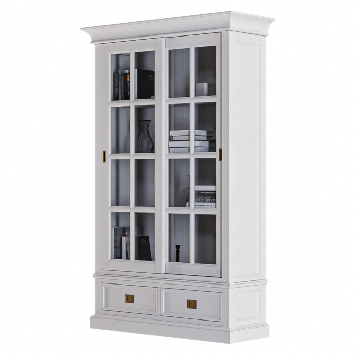 Витрина двухдверная с двумя ящиками Оксфорд от Dantone Home