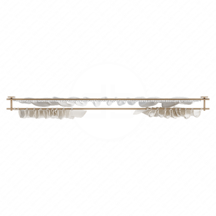 Льняные шторы бежевые