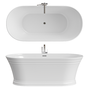 Acrylic bathtub BelBagno BB402 1700 790