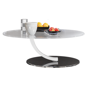 Glass coffee table by Cattelan Italia.