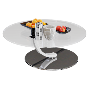 Glass coffee table by Cattelan Italia.