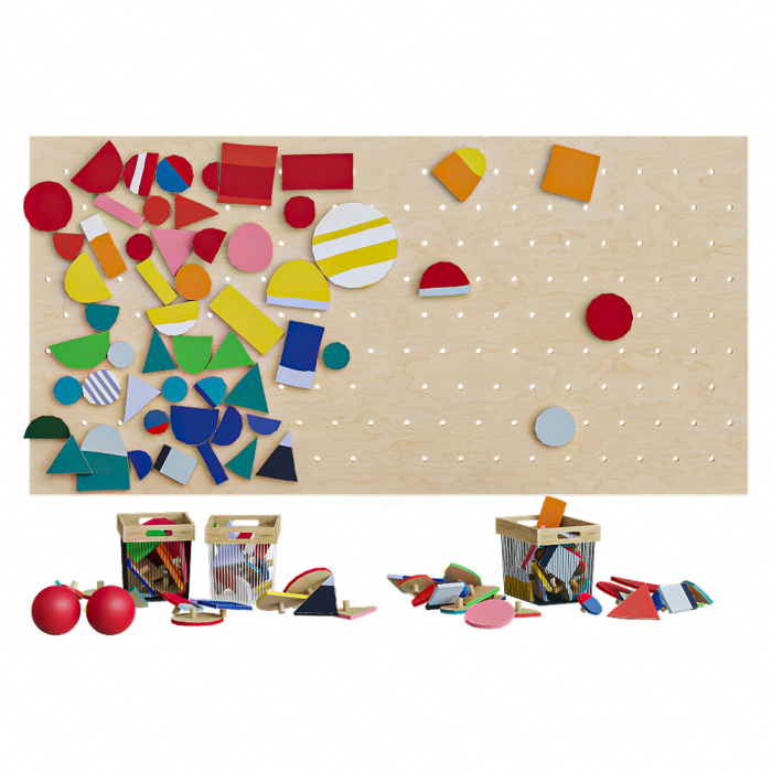Деревянная игровая панель для детской