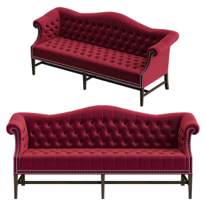 Диван Bright Chair Camelback красный