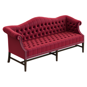 Диван Bright Chair Camelback красный
