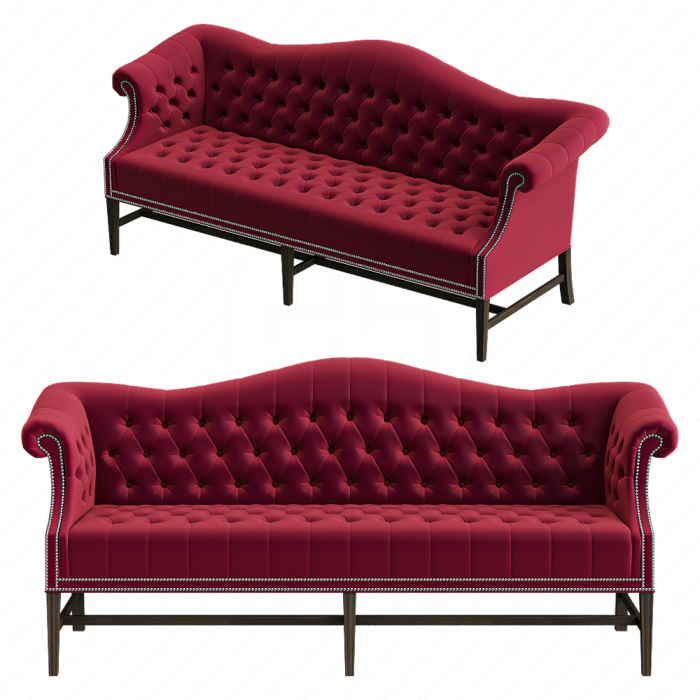 Диван Bright Chair Camelback красный Диван Bright Chair Camelback красный