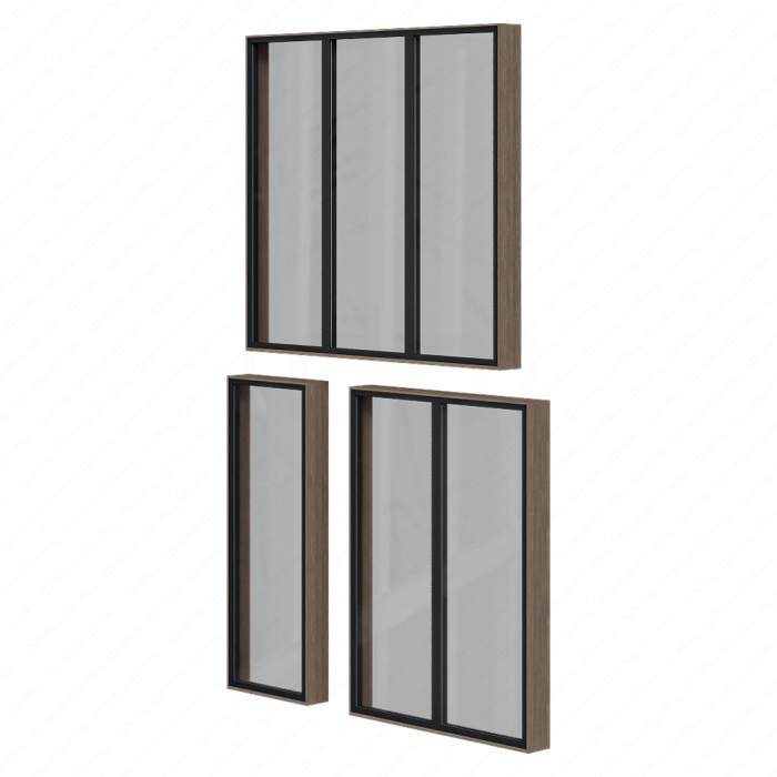 Набор окон понорамных из дерева