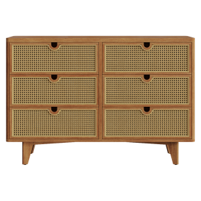 Marte Rattan dresser and nightstand, Urban Outfitters