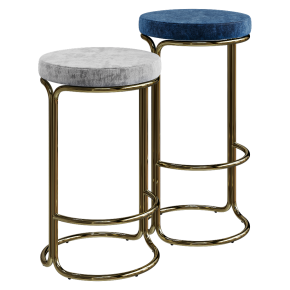 Cora bar stool and counter stool from West Elm.