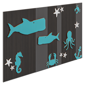 Wooden panel 'Sea'