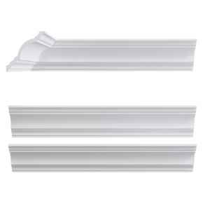 A set of curtain rods from Evroplast.