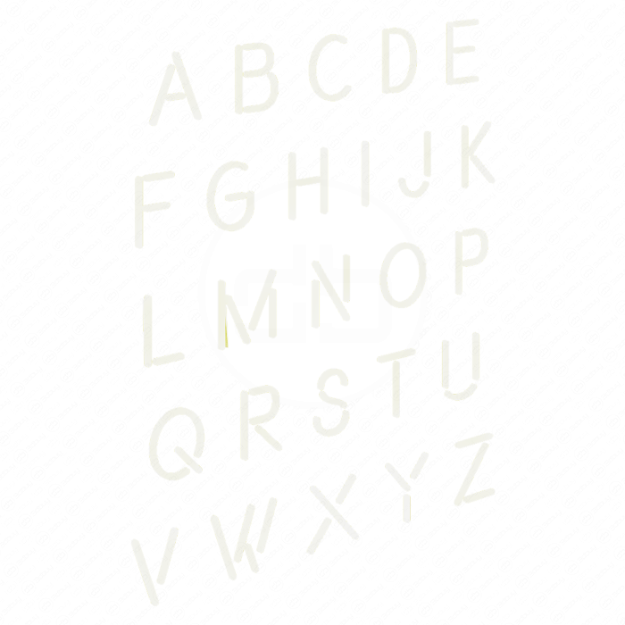Неоновый светильник Буквы №3