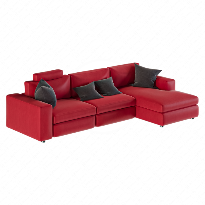 Sectional fabric диван