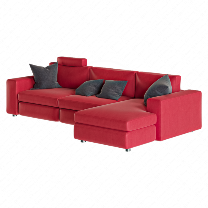 Sectional fabric диван