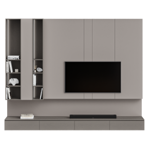 TV wall unit with decor No. 54