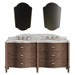 Valerie double bathroom vanity unit from Soho Home