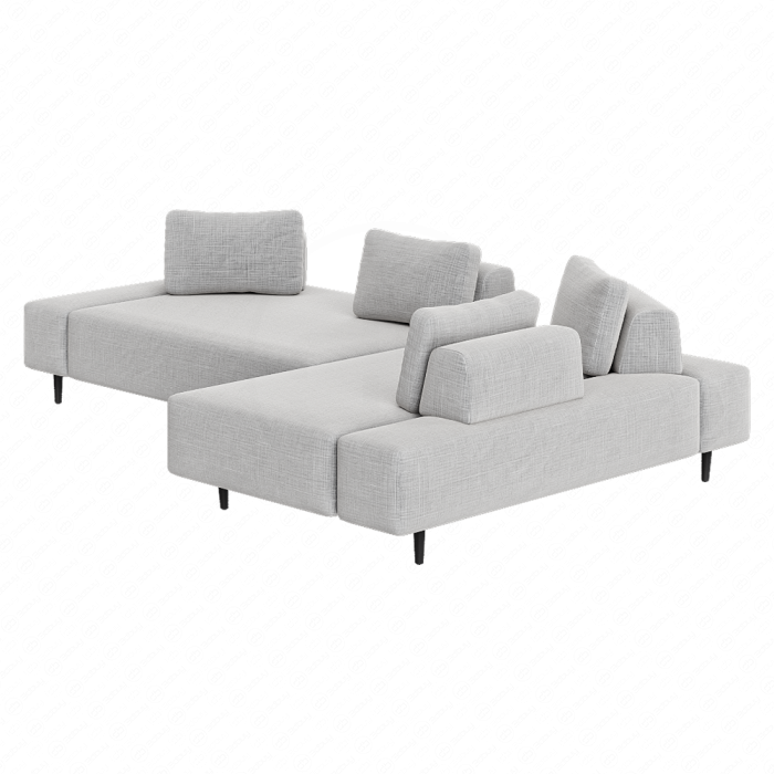 Диван угловой Mist Gray Left Sectional