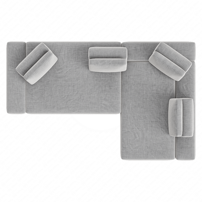 Диван угловой Mist Gray Left Sectional