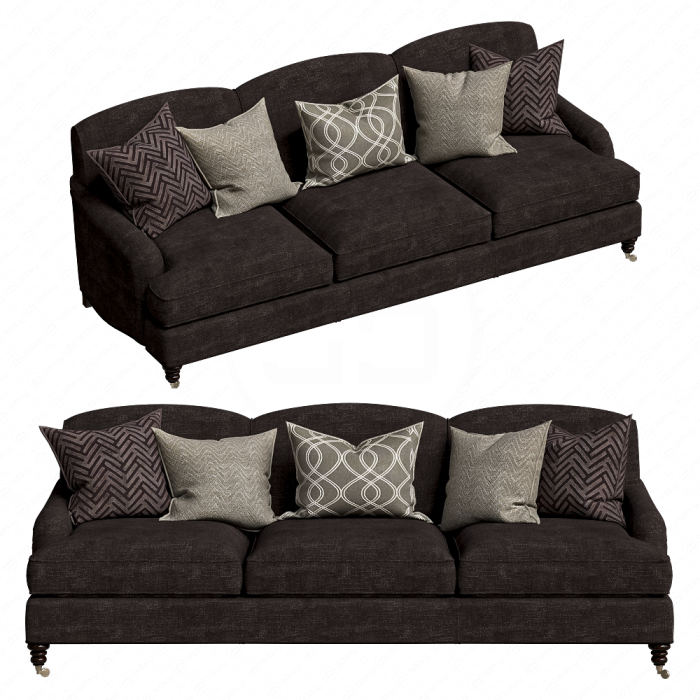 Диван Howard The sofa&chair company коричневый