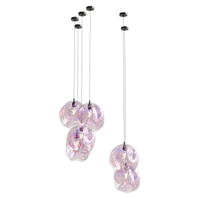Подвесной светильник fixtures twisted glass balls