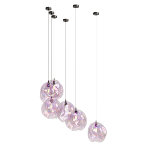 Подвесной светильник fixtures twisted glass balls