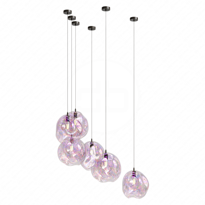 Подвесной светильник fixtures twisted glass balls