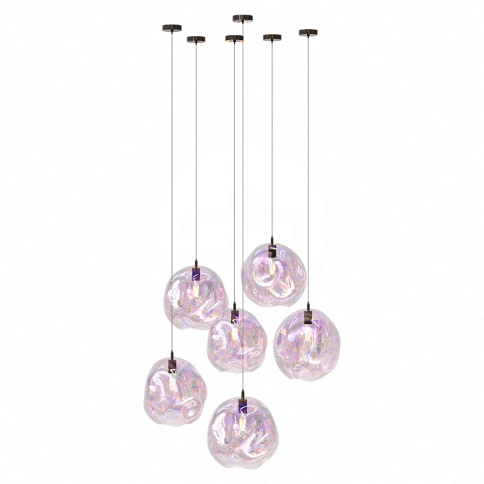Подвесной светильник fixtures twisted glass balls