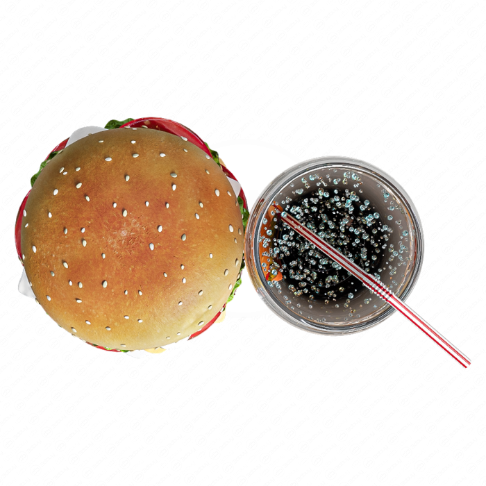 Бургер с колой