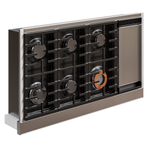 Варочная панель газовая Commercial-Style 48 inch от Cafe 6 Burners с грилем