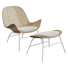 Кресло с подставкой для ног FRYKSAS от Ikea