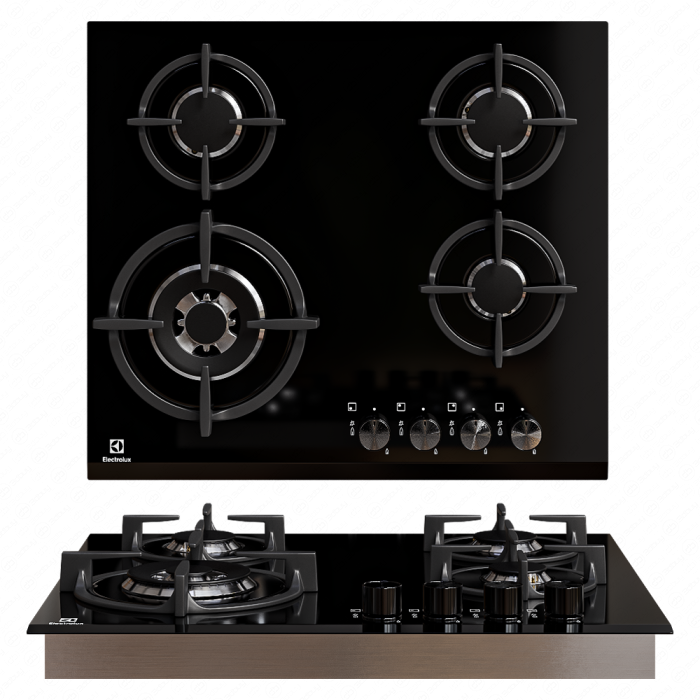 Газовая варочная панель Electrolux SlimFit Line GOG Rococo