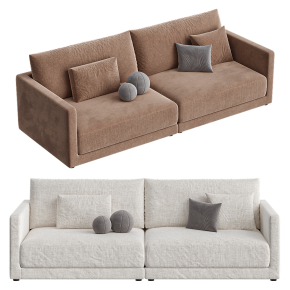 Katarina straight sofa by Blanche