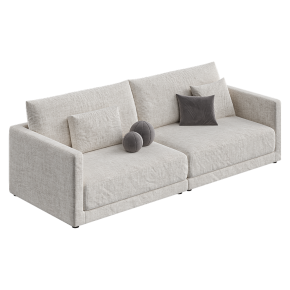 Katarina straight sofa by Blanche