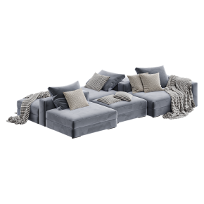Two-sided sectional sofa Ananta