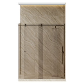 Душевая кабина с перегородкой №2