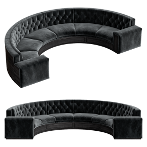 Диван угловой Half Round Seating V2 Velvet