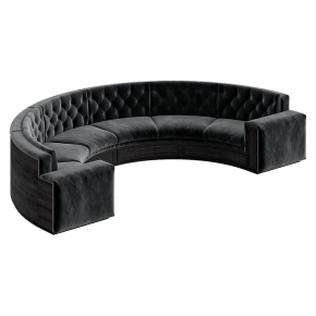 Диван угловой Half Round Seating V2 Velvet