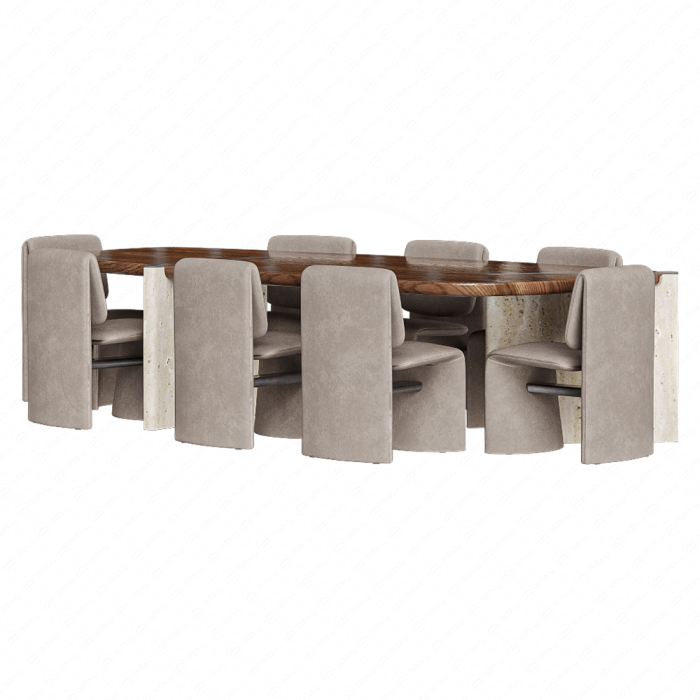 Обеденный стол и стул Avant Garde от Bonaldo